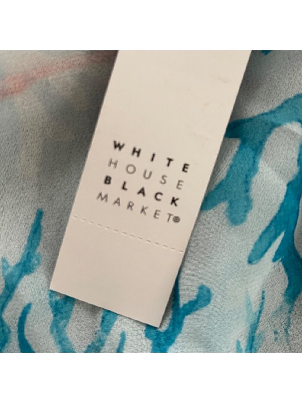 WHBM Women Coastal Beach Sarong Swim Cover Up OS Tassel Sheer Resort Vacation - Picture 5 of 6